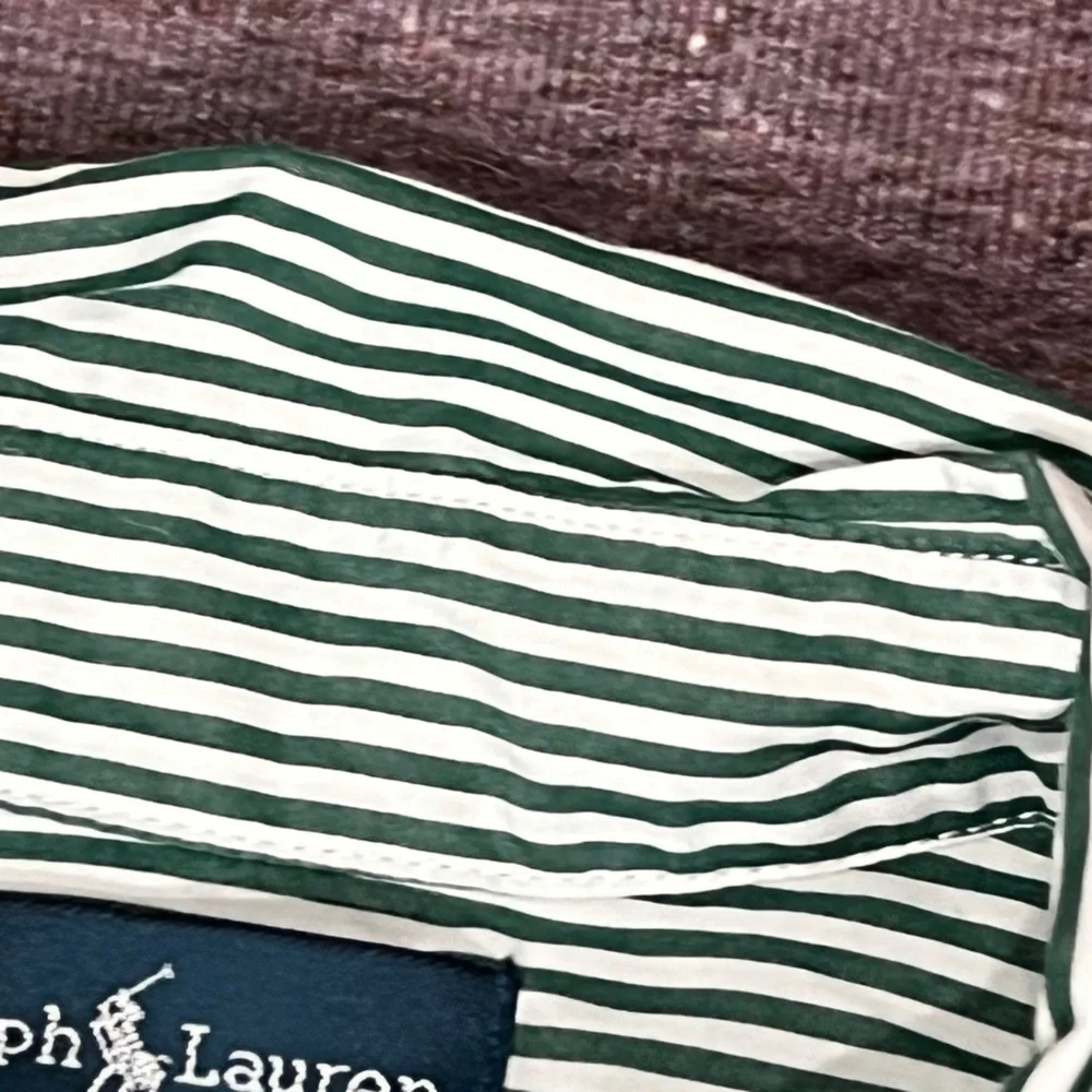 Polo Ralph Lauren Striped Button Down Youth Boys Kids Preppy Button Down Shirt